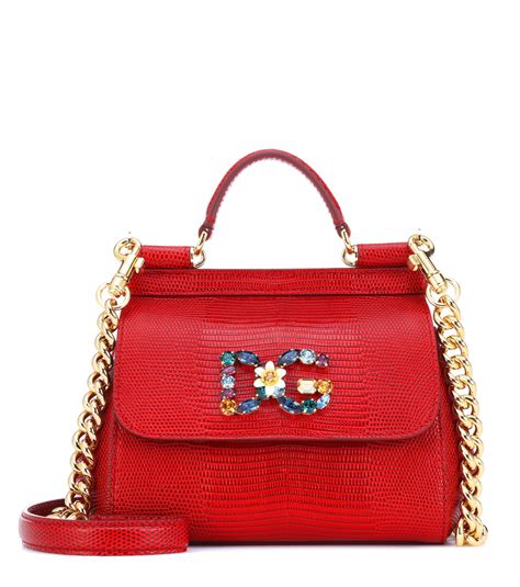 dolce gabbana bag red|dolce and gabbana red purse.